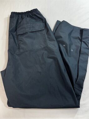 DRYJOY By FOOTJOY Mens L Golf Rain Pants-Black
